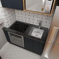 Cuba 40X40 Pia Calha Escorredor 42,5Cm Inox - 2