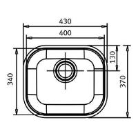 Cuba De Embutir N.0 Invicta 40X34X18cm Alto Brilho Válvula 4 - 2