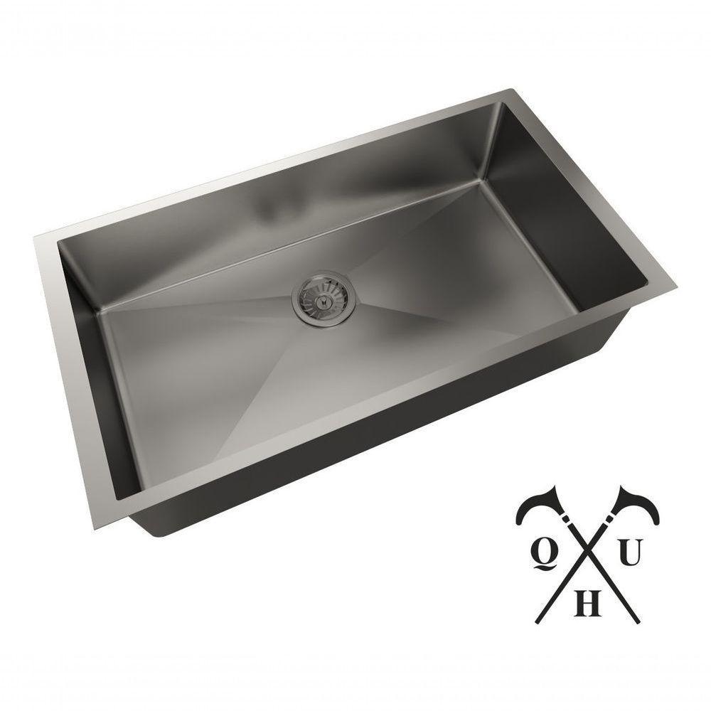 Pia Cuba Quadrada Com Escorredor Aço Inox 70X40 P/ Cozinha - 3