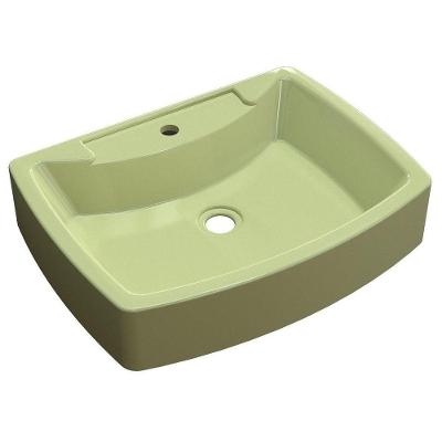 Cuba Pia De Apoio Para Banheiro Retangular Aria Rt50 Verde Acqua C08