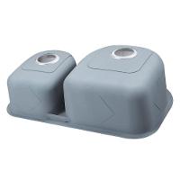 Cuba de Cozinha Aço Inox 1mm Escovado C205 78,2x49,5x22,8 Cm - 3