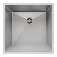 Cuba 35X35 Pia De Inox Quadrada C/ Válvula Cozinha - 5