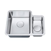 Cuba Dupla F201 Inox Escovado Aço Escovado - 1