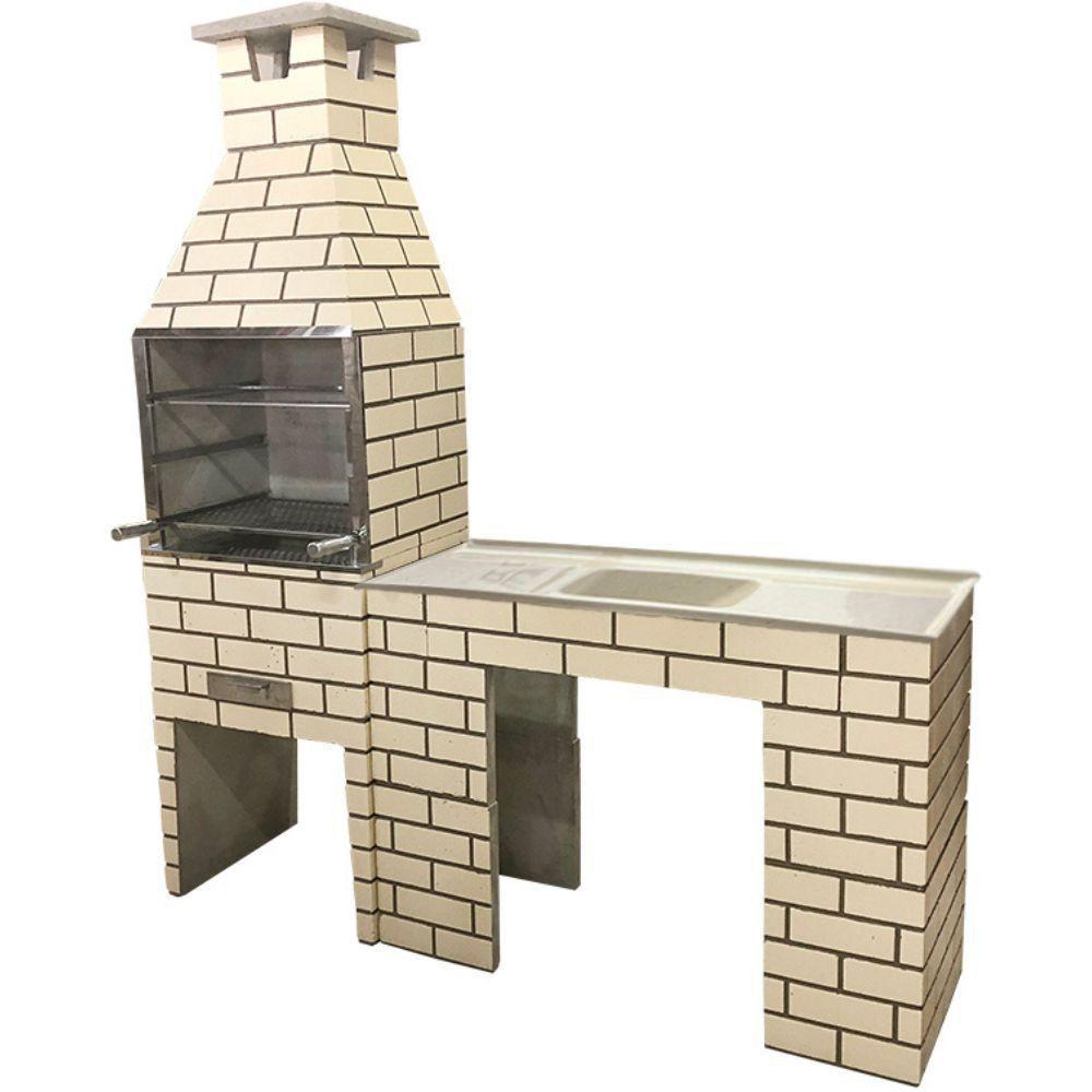 Tampo Para Pia De Cozinha Rorato  Granitada Travertino Plus - 4