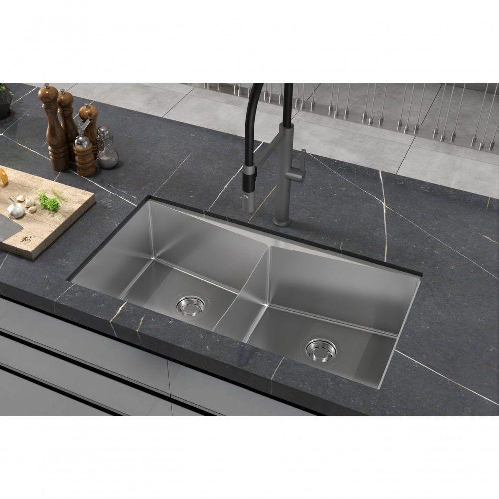 Cuba Dupla De Embutir Quadratino As Aço Inox Escovado - Debacco - 2