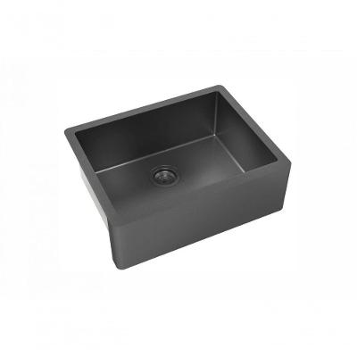 Cuba Semi Encaixe Com Válvula Primaccore Farm Sink Pvd Nano Black - Debacco