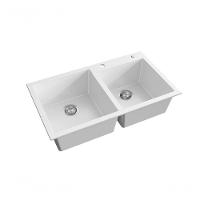 Cuba Dupla De Embutir Com Válvula Millare Quartzo Branca - Debacco - 1