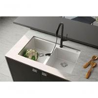 Cuba Dupla De Embutir Com Válvula Millare Quartzo Branca - Debacco - 3