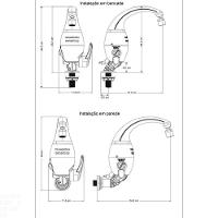 Torneira Eletrônica Tramontina Com Bica Articulada 6500 W 220 V Tramontina - 10