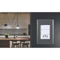 Placa 3 Postos 4x2 Tramontina Giz Grafite Tramontina - 2