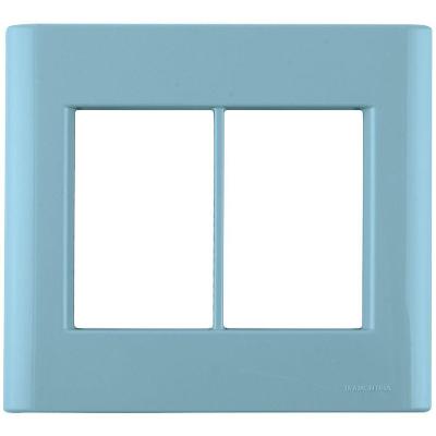 Placa 6 Postos 4x4 Tramontina Giz Azul Jeans Tramontina