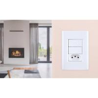 Placa 3 Postos 4x2 Tramontina Giz Branca Tramontina - 3