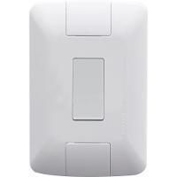 Conjunto 4x2 Com 1 Interruptor Paralelo Tramontina Aria 6 A 250 V Branco Tramontina - 1