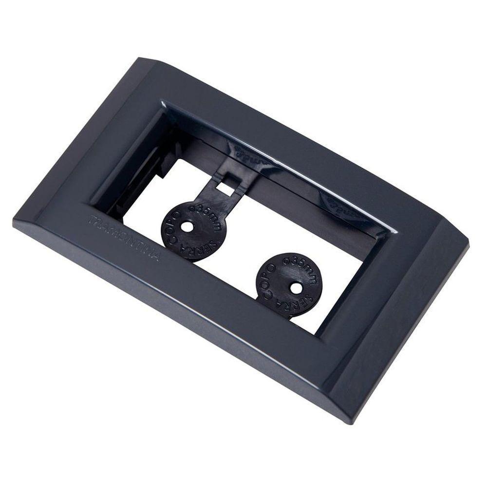 Placa Para Móvel 1 Posto Tramontina Liz Grafite Tramontina - 2