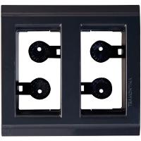 Placa Para Móvel 2 Postos Tramontina Liz Grafite Tramontina - 1