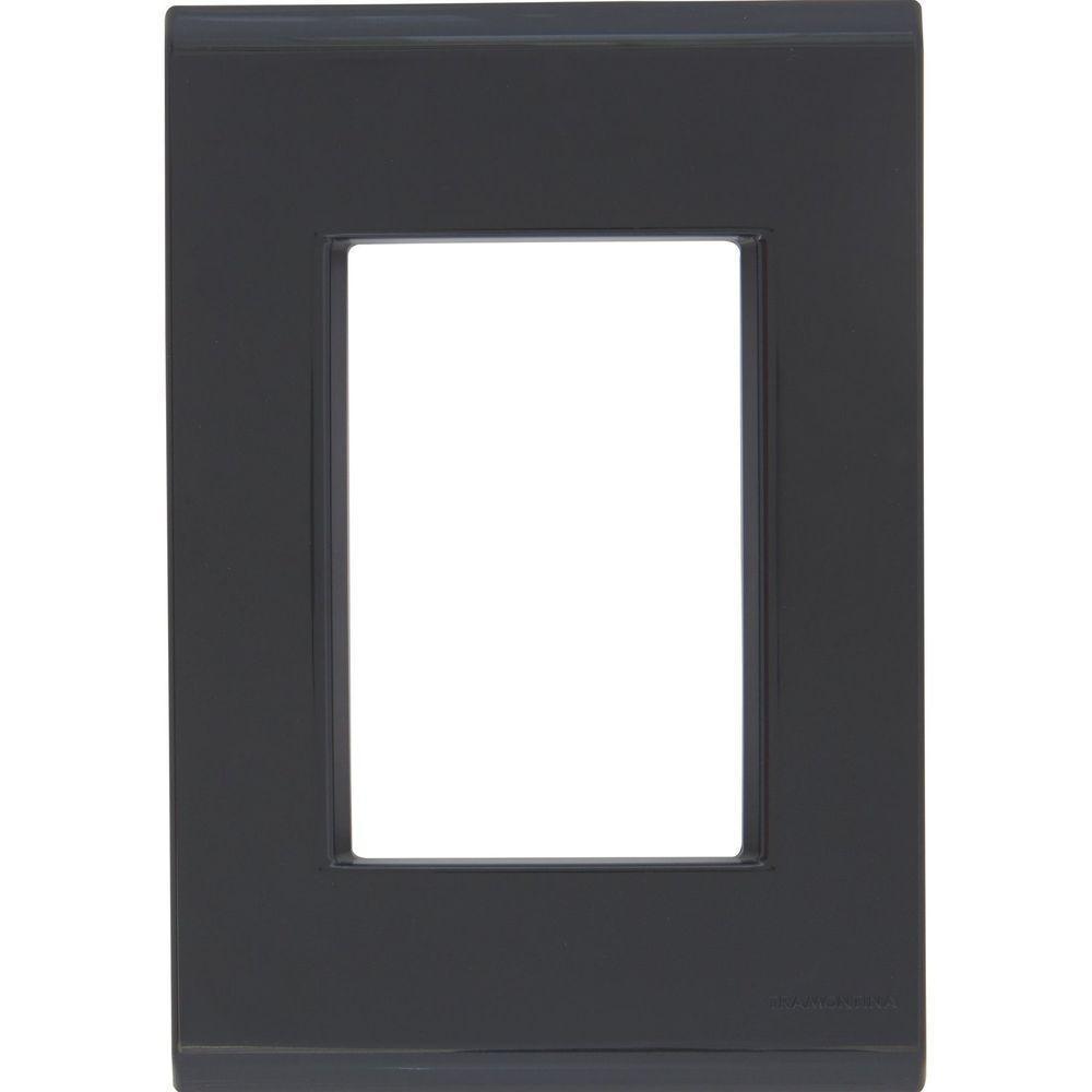 Placa 3 Postos 4x2 Tramontina Liz Grafite Tramontina - 1