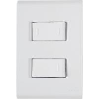 Conjunto 4x2 Com 1 Interruptor Simples 10 A 250 V E 1 Interruptor Paralelo 10 A 250 V Liz - 1