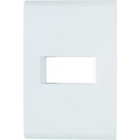 Placa 1 Posto Horizontal 4x2 Tramontina Liz Branca Tramontina - 1