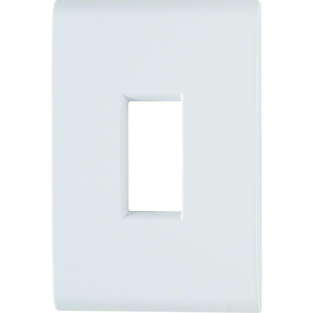 Placa 1 Posto Vertical 4x2 Tramontina Liz Branca Tramontina - 1