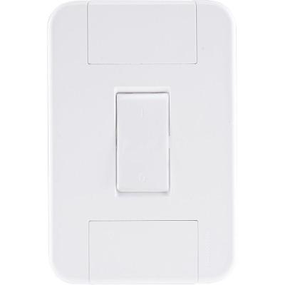 Conjunto 4x2 Com 1 Interruptor Bipolar Simples 10 A 250 V Tramontina Tablet Branco Tramontina