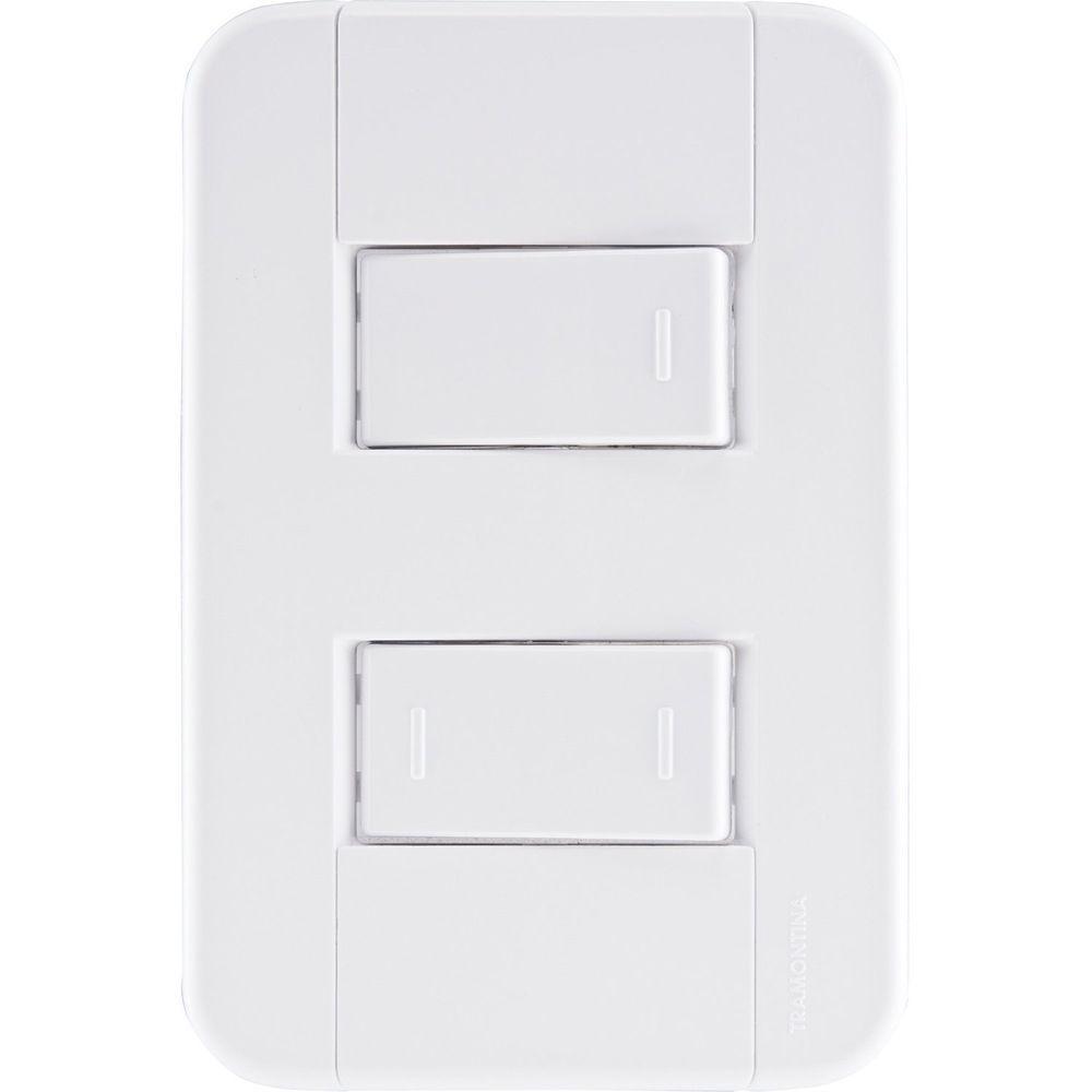 Conjunto 4x2 Com 1 Interruptor Simples 10 A 250 V E 1 Interruptor Paralelo 10 A 250 V Tab - 1