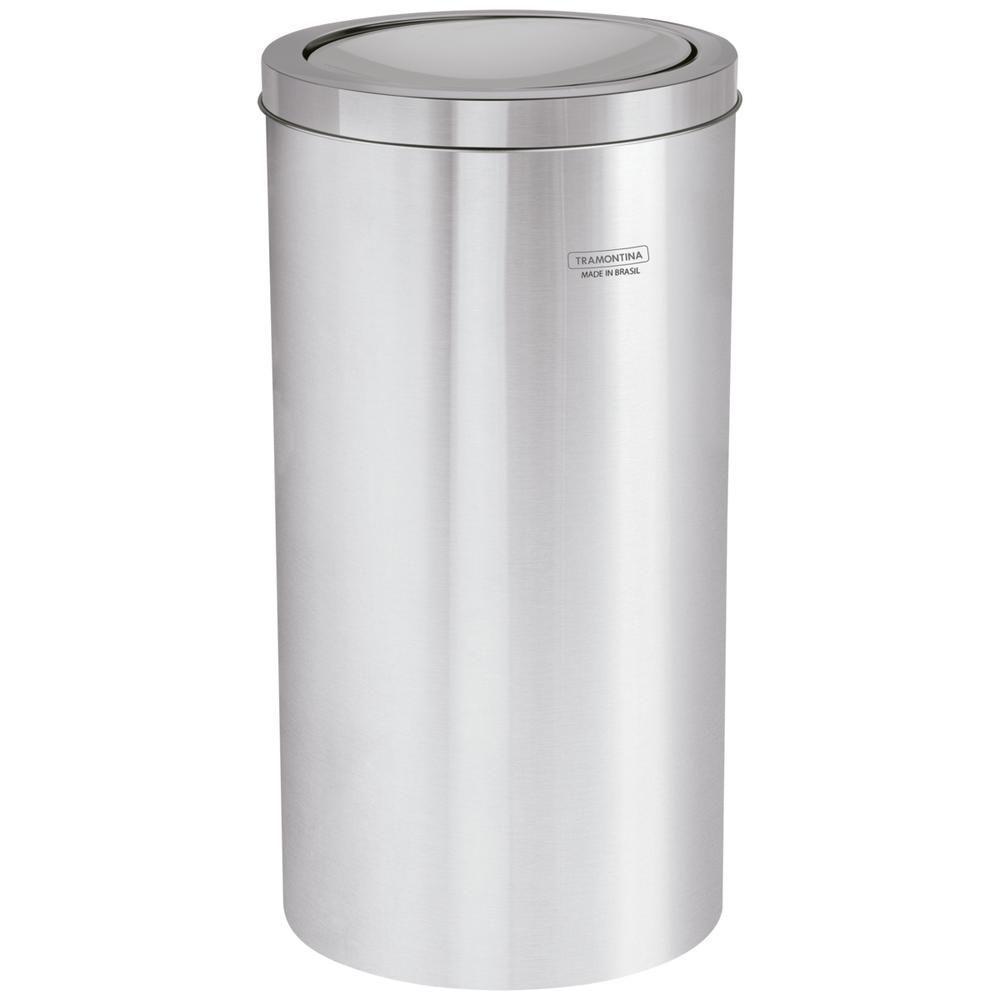 Lixeira Inox Tramontina Swing com Acabamento Polido 20 L - 4