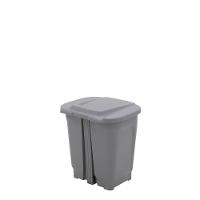 Lixeira Tramontina T-force 25l em Polipropileno Cinza - 3