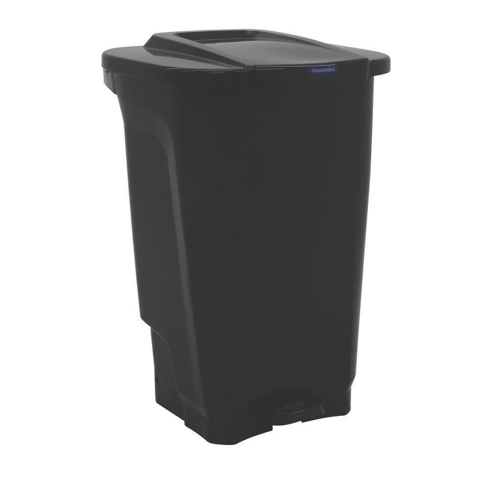 Lixeira Tramontina T-force 100l em Polipropileno Preto - 2
