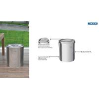 Lixeira Inox Tramontina Swing com Acabamento Polido 5L - 3