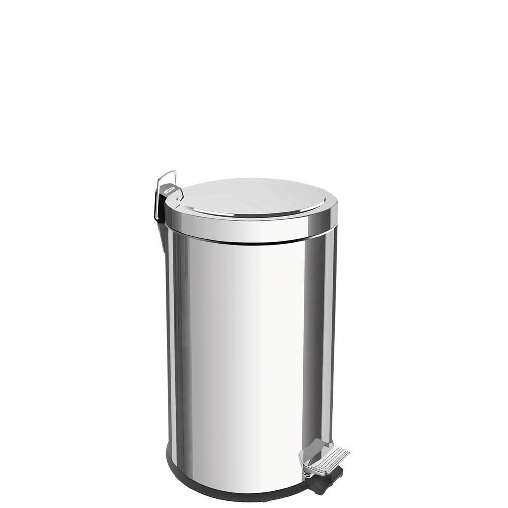 Lixeira Tramontina com Pedal Inox 12 L - 1