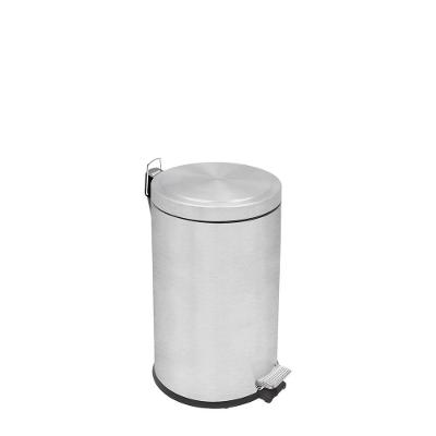 Lixeira Inox c/ Pedal Tramontina Balde Interno Removível 12L