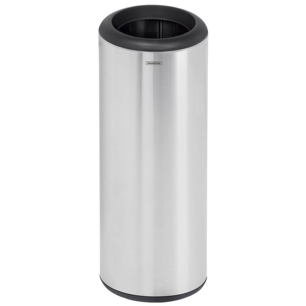Lixeira Inox Tramontina Cápsula Com Acabamento Scotch Brite - 3