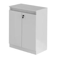 Balcão Para Escritorio 02 Portas Me4149 Branco Branco - 6