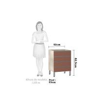 Balcão Sem Tampo 60cm Luci Legno Crem e Gaia - 2