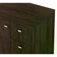 Balcão Para Escritório 1 Porta Me4111 Rustico Rustico - 3