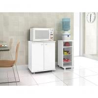 Balcão Multiuso 2 Portas Bl3300 Branco Tecno Mobili Branco