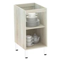 Balcão Sem Tampo 40cm Luci Legno Crema Com