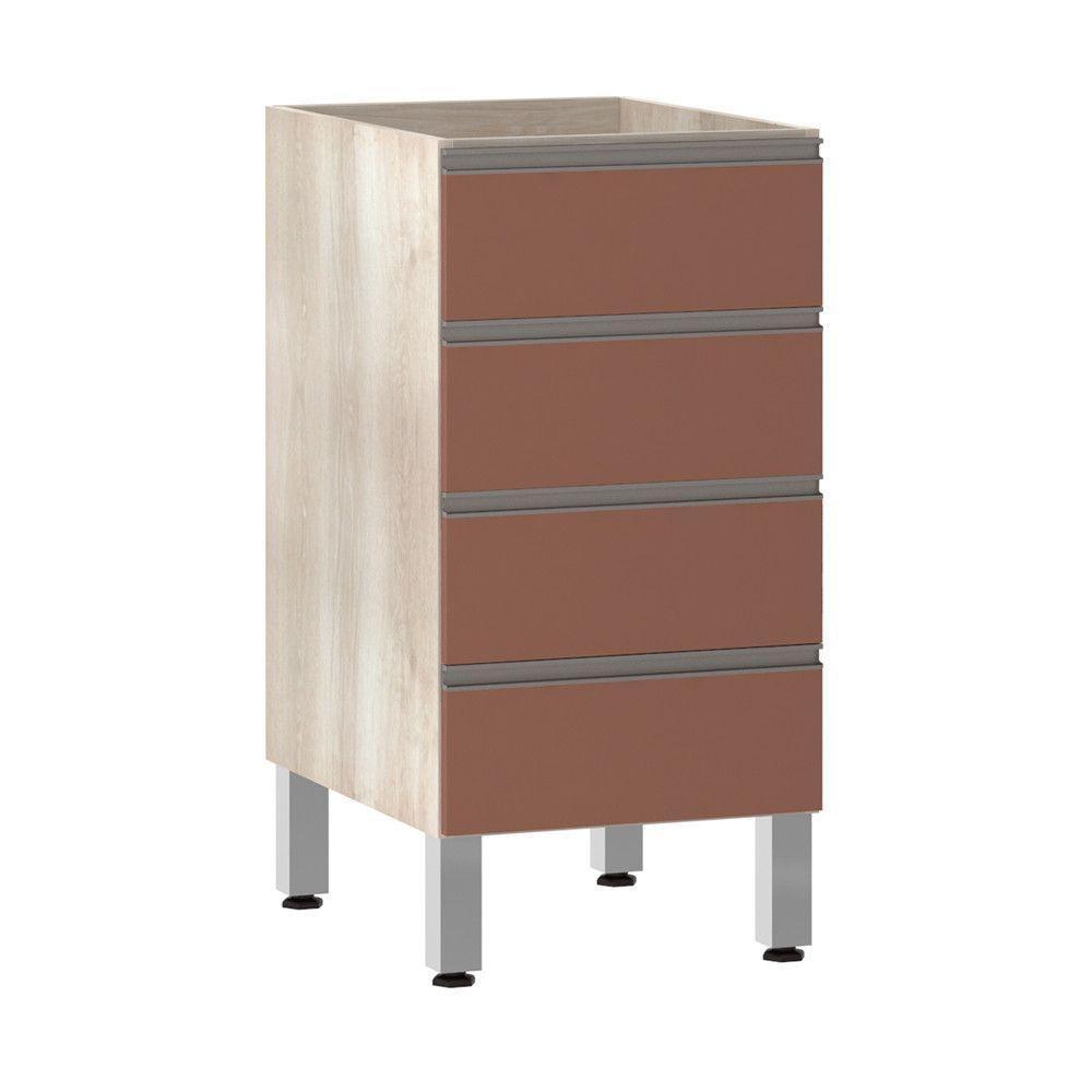 Balcão Sem Tampo 40cm Luci Legno Crem e Gaia - 1