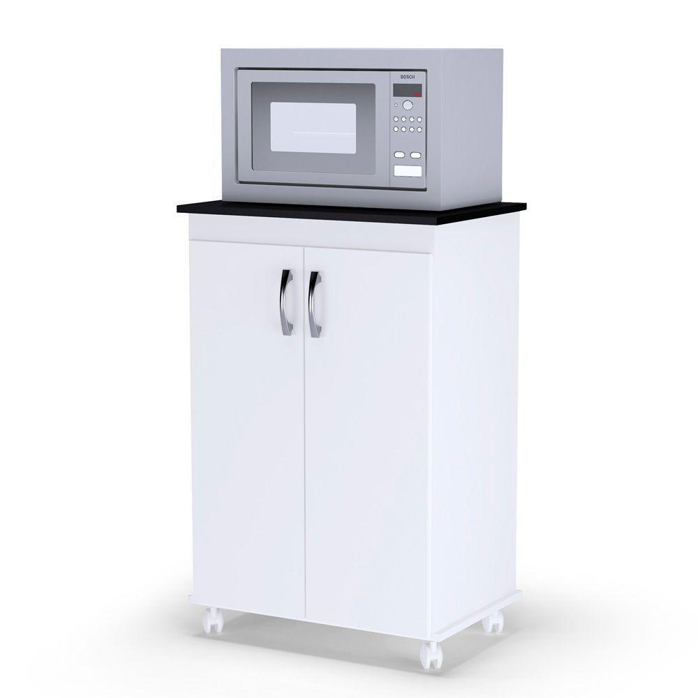 Balcão De Cozinha Microondas Vitória Branco 735 - 1