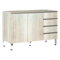 Balcão De Pia Sem Tamp 120cm E Luci Legno Crema - 1