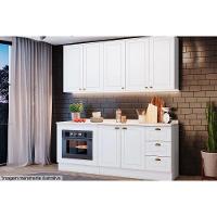 Balcão de Cozinha  Americana p/ Forno Embutir s/ Tampo 80cm Cinza - Henn - 4