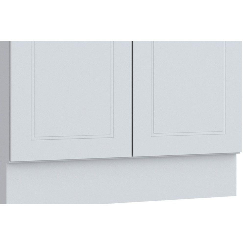 Balcão de Cozinha Americana 2 Portas s/ Tampo 80cm Branco - Henn - 7