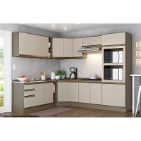 Balcão de Cozinha Modulado  Connect c/ Porta Toalha c/Tampo Duna/Cristal - Henn - 5