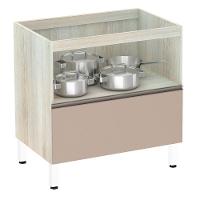 Balcão Sem Tampo 80cm Misto Basculante Luci Legno Crem e Connect - 3