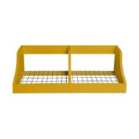 Fruteira Suspensa De Parede Prateleira Porta Legumes Cozinha Em Madeira Amarelo Laca - 3