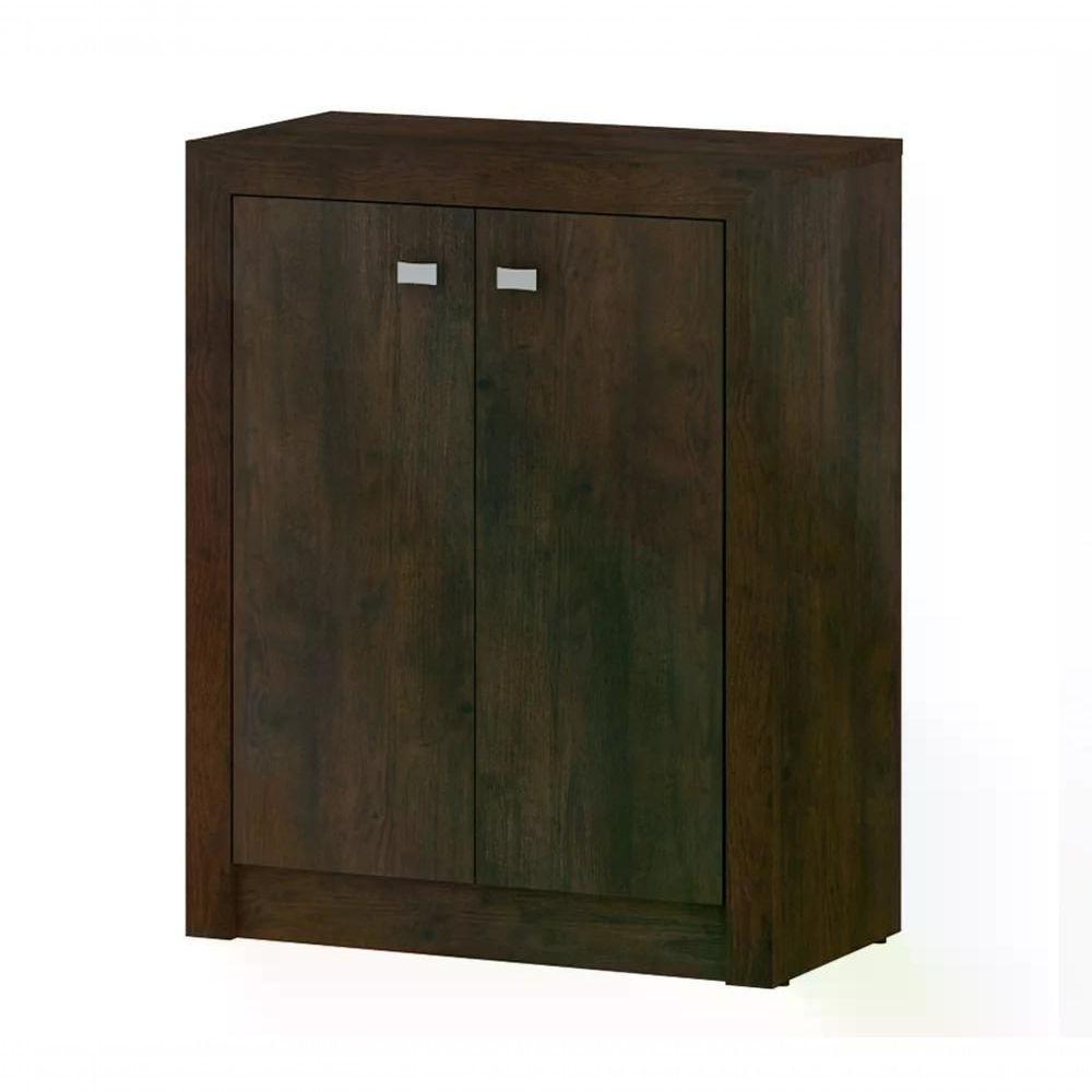 Balcão 02 Portas Para Escritório Me4103 Rustico Rustico - 1