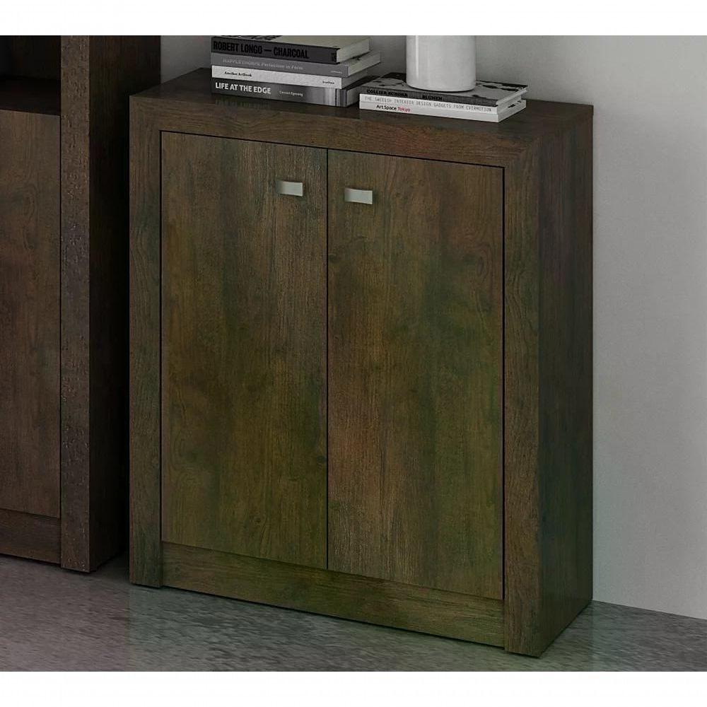 Balcão 02 Portas Para Escritório Me4103 Rustico Rustico - 5