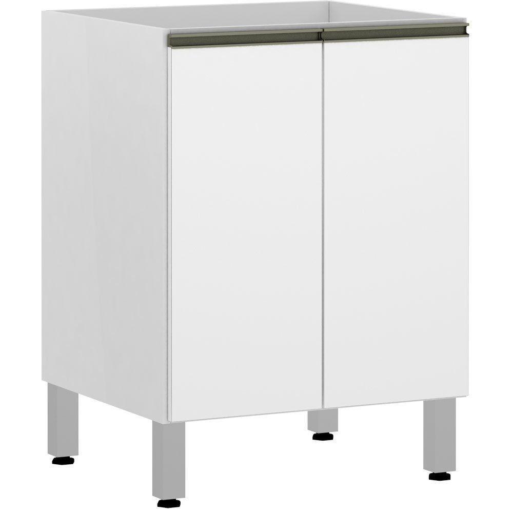 Balcão Sem Tampo 60cm Branco - 1