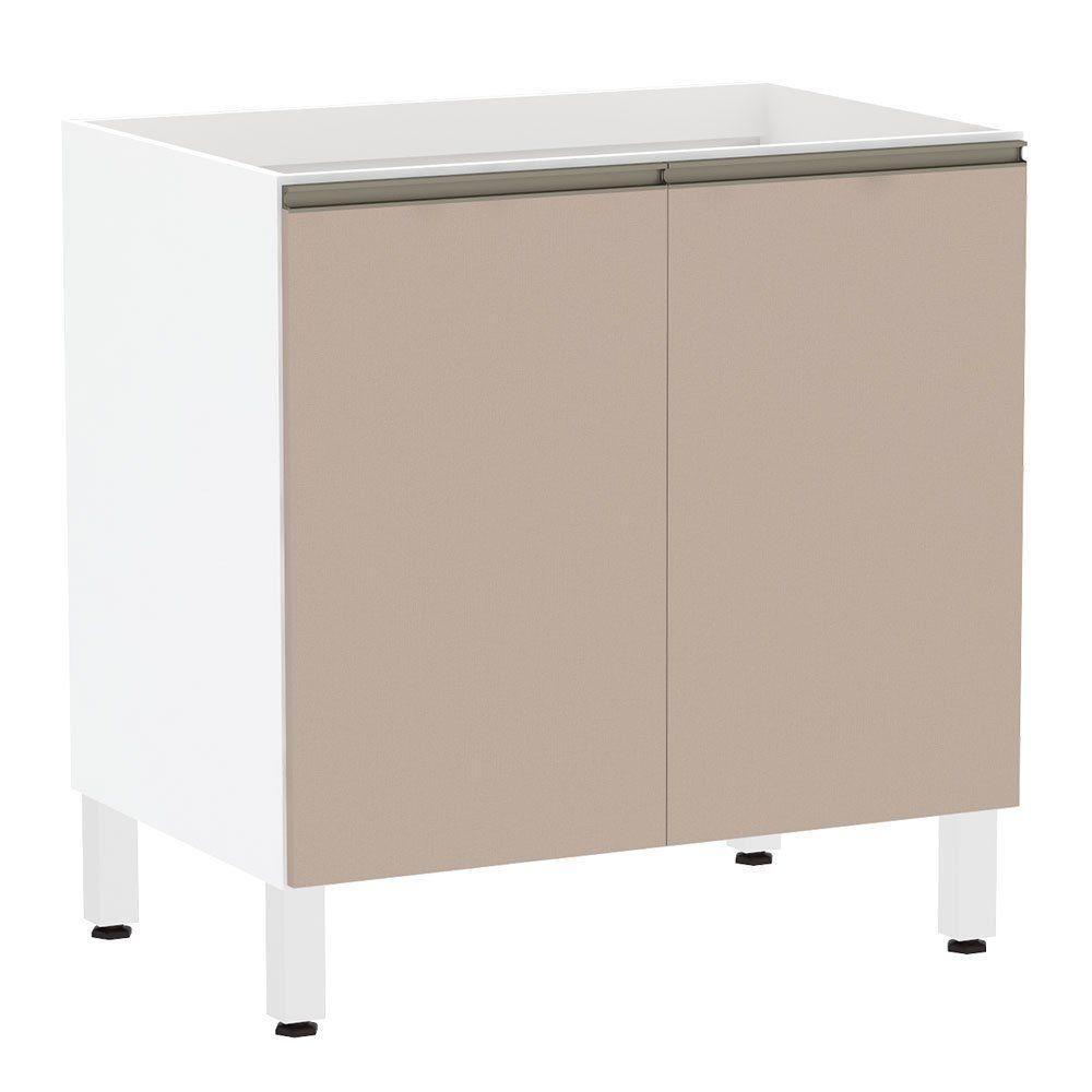 Balcão Sem Tampo 80cm Branco Com Connect - 1