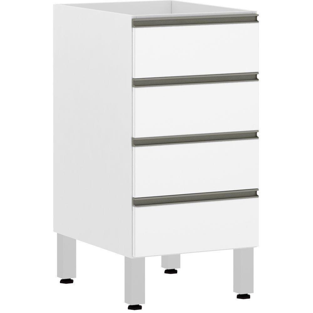 Balcão Sem Tampo 40cm Branco - 1